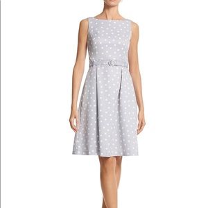 WHBM Sleeveless Polka Dot Print Sundress Brunch Easter Garden Party Dress